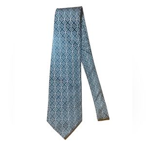 Yves Saint Laurent Navy Silk Tie